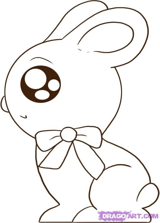 Images of Draw Easter Bunny - Jefney