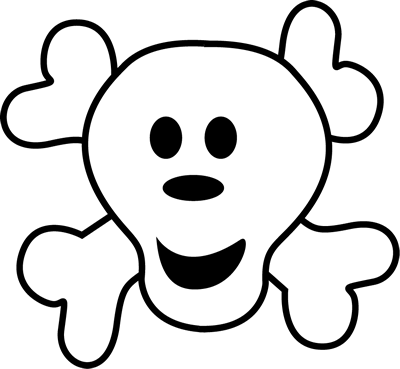 Skull And Bones Clip Art