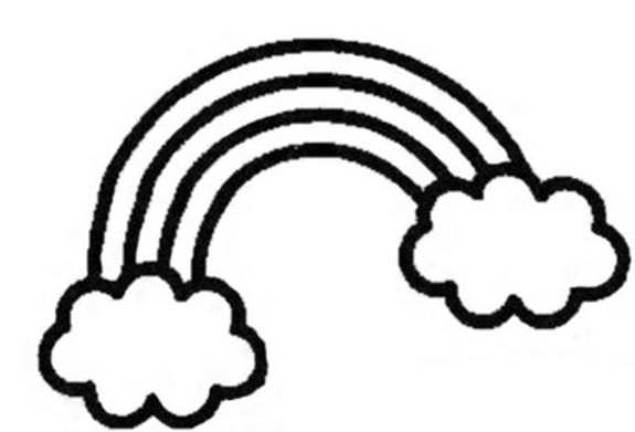 Best Photos of Online Color A Rainbow - Rainbow Coloring Pages ...
