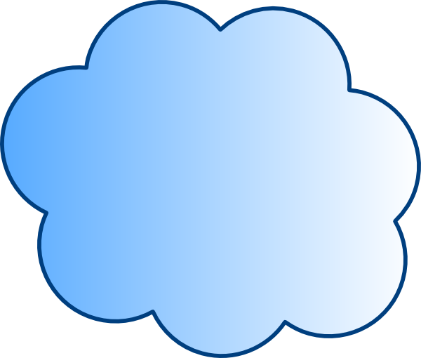 Cloud Stencil Visio - ClipArt Best