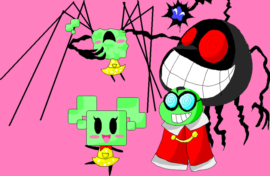 two cute green love bugs