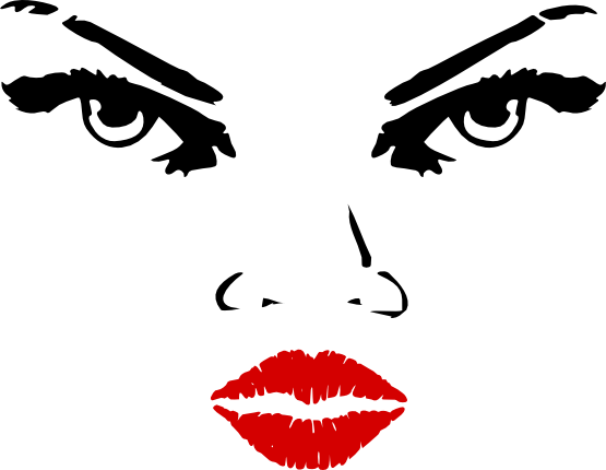 woman eyes nose lips coloring book colouring sheet page scallywag ...