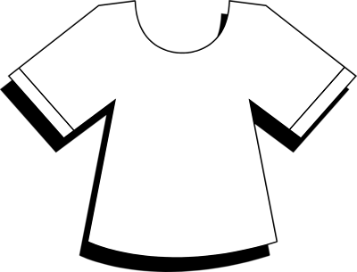 Free Stock Photos | Illustration Of A White T-shirt | # 8248 ...