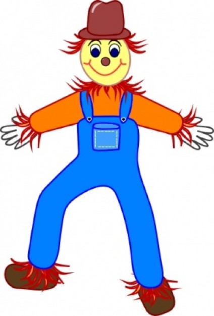 Scarecrow clip art | Download free Vector