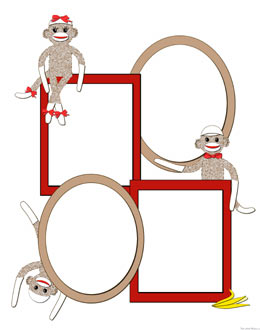 Free scrapbook pages, thanksgiving, turkey, sock monkey, football ...