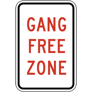 Drug Free Zone - No Tobacco - No Weapons - No Bullies Signs ...