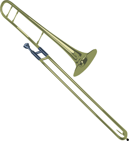Tenor Trombone Clip Art - vector clip art online ...