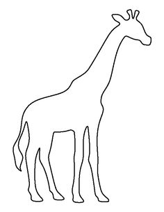 Stencils, images, clip art | Stencil, Giraffe Silhouette…