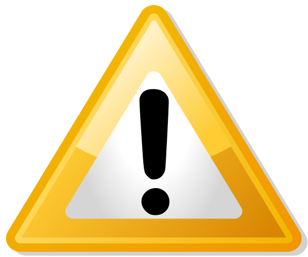 Yellow Important Sign