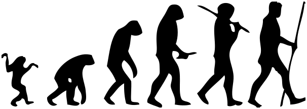 Evolution Of Man Vector - ClipArt Best
