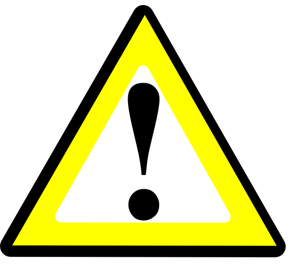 Yellow Warning Triangle - ClipArt Best