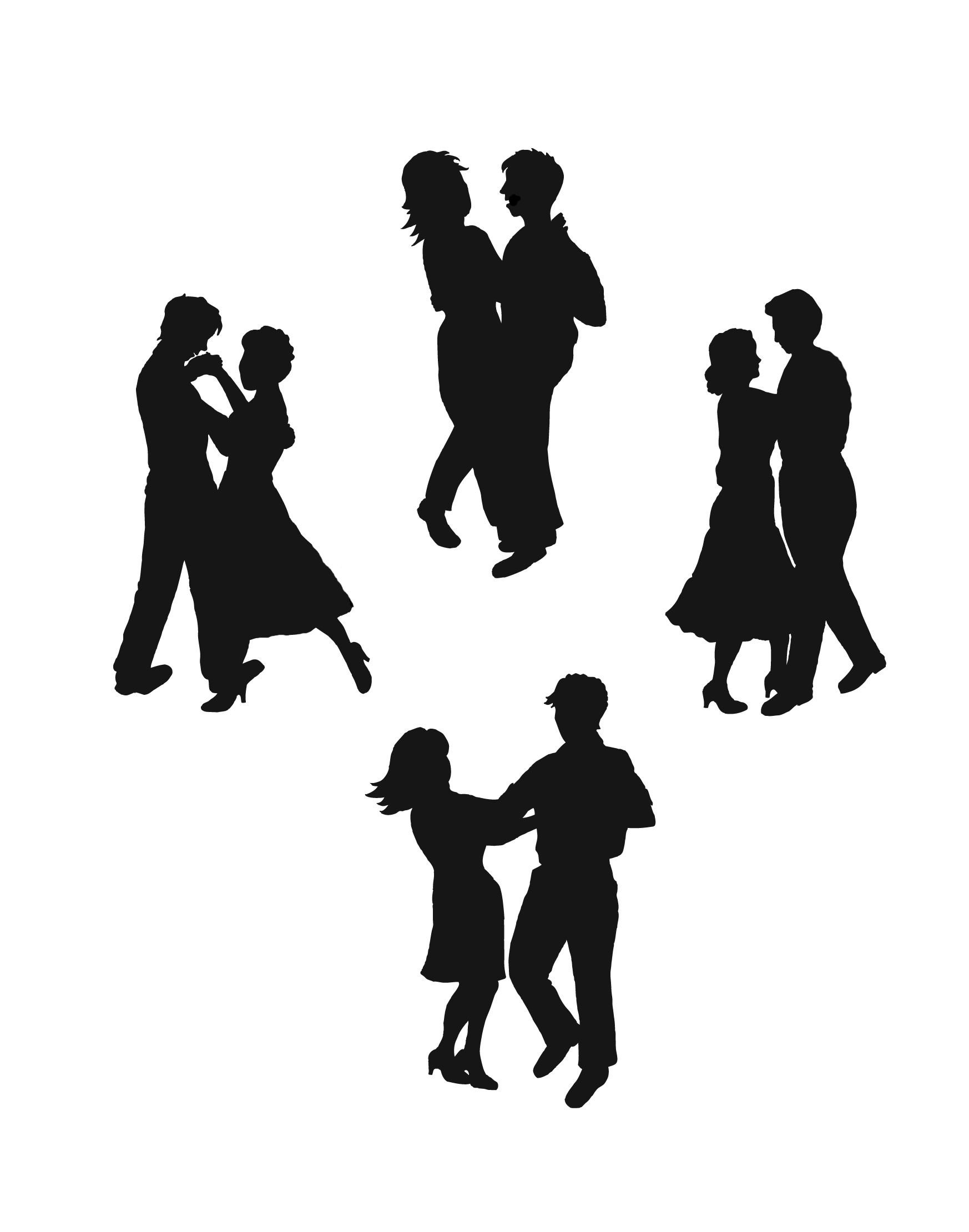 Art Dance Light Burst Orange Red Silhouette Vector 324614 on ...