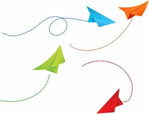 Paper airplane free vector download (4,875 Free vector) for ...