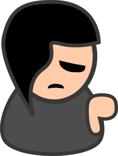 Cartoon Sad People