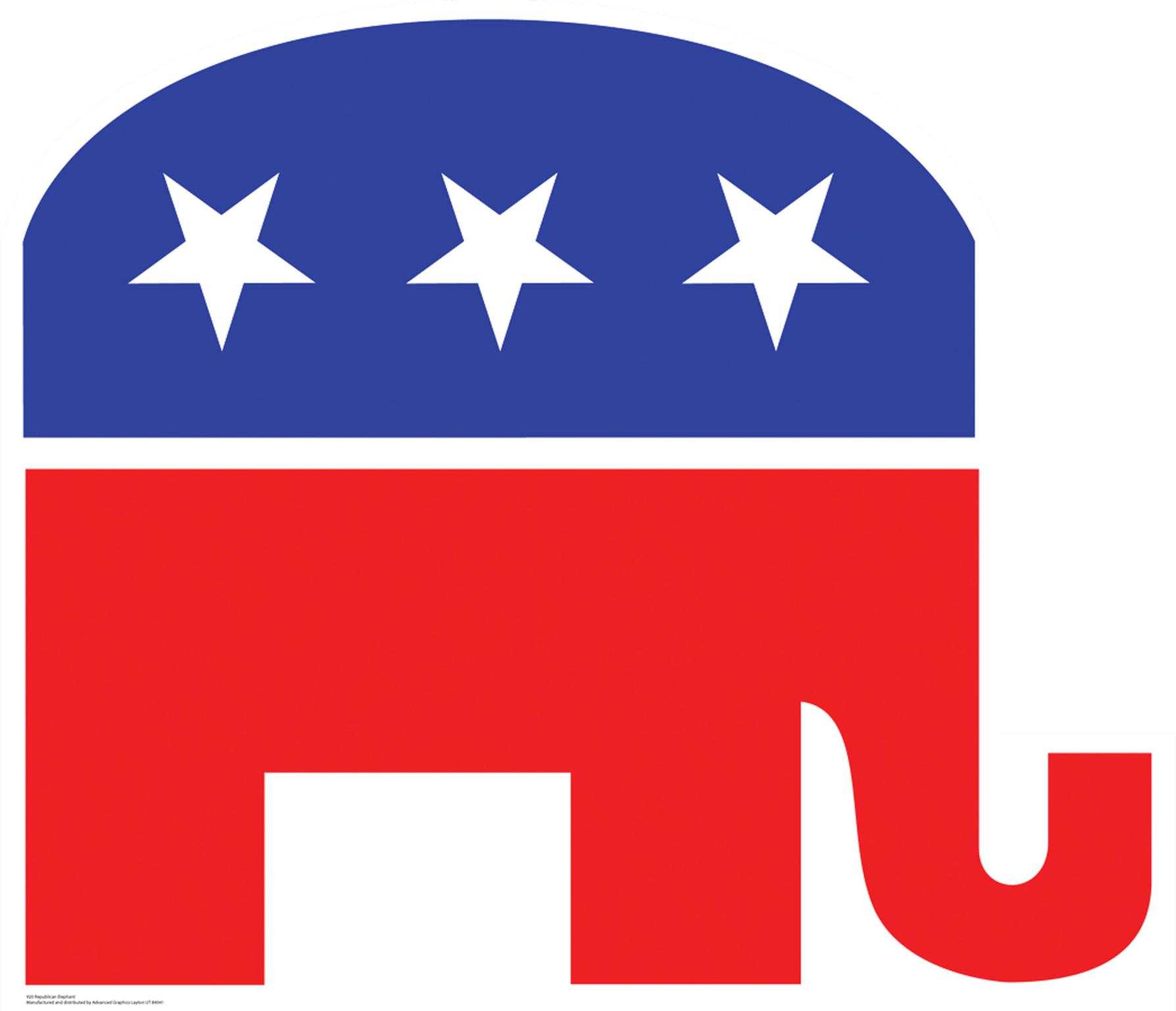 Republican party elephant clipart