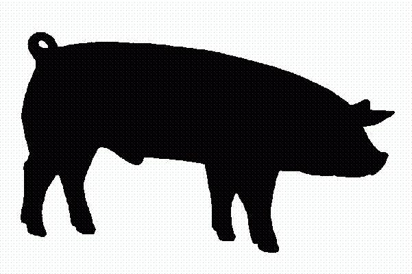 Show Pig Silhouette - ClipArt Best