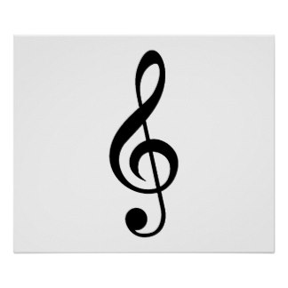 Music Symbol Art &amp; Framed Artwork | Zazzle