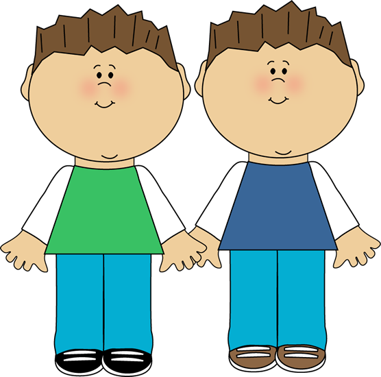 Free clipart 2 brothers