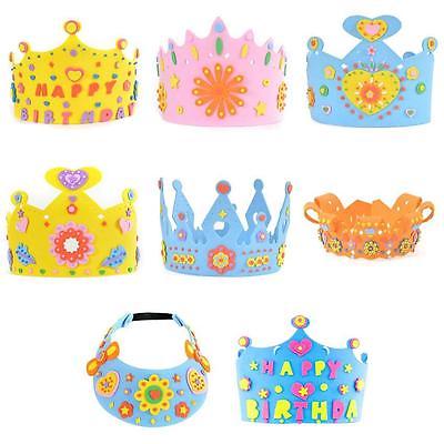 3d/eva Handmade Crown Craft Gifts Kits Birthday Crown Diy Hat ...