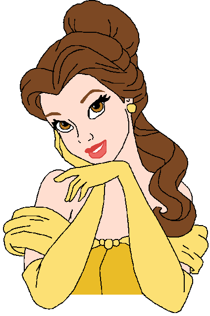 Disney Princess Black And White Clipart