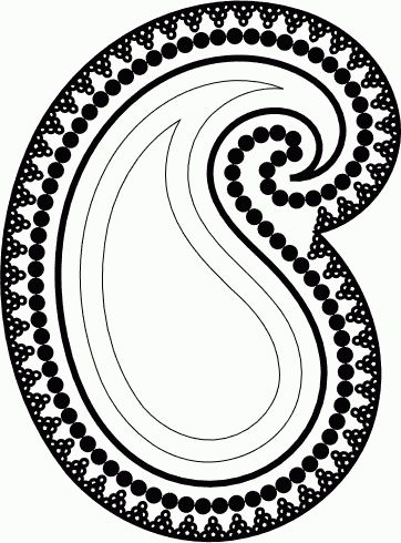 1000+ images about MOTIF CASHEMIRE | Clip art, Indian ...