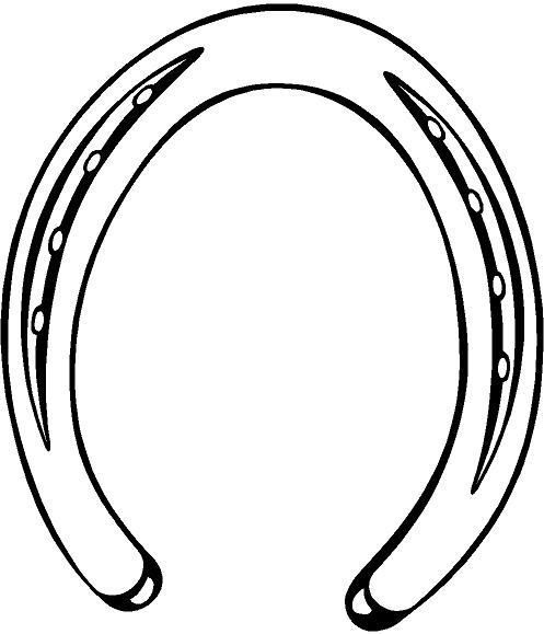 Horseshoe Vinyl Decal Car Truck Window Sticker