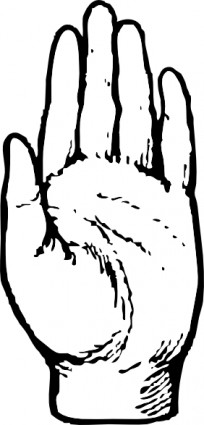 Left Hand clip art Vector clip art - Free vector for free download