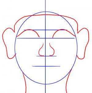 Drawing Printout: How to Draw King Tut