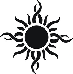 Sun Tattoo Tribal