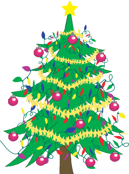 Cartoon Xmas Tree