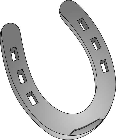 Horseshoe clip art - vector clip art online, royalty free & public ...