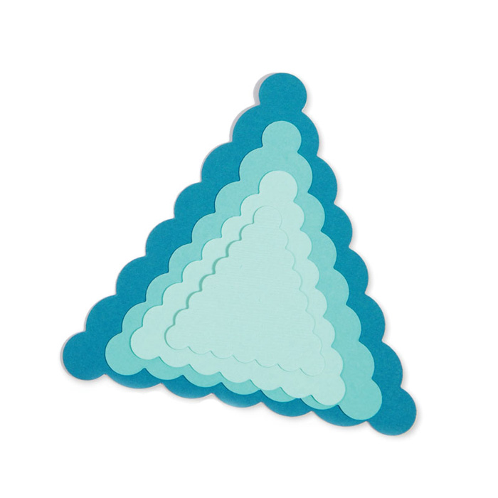 Sizzix Pennant Plain Banners Framelits Die
