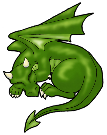 Baby Dragon, Kathryn J. Hammond, SciFi Fantasy Art