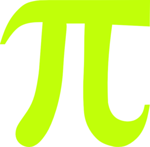 Lt Pink Pi Math Stats Pie clip art - vector clip art online ...
