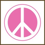 Peace Sign Vinyl Decal OneTime Use Vinyl Stencil