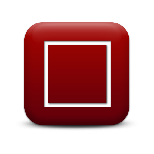 Simple Red Square Icons Symbols Shapes » Icons Etc