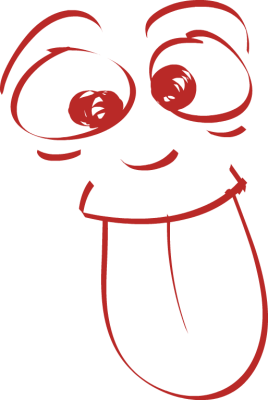 Cross-Eyed with Tongue Sticking Out - Free Clip Arts Online ...