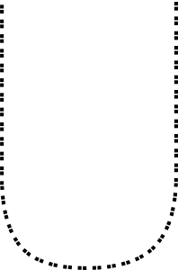 Capital Letter U clip art Free Vector