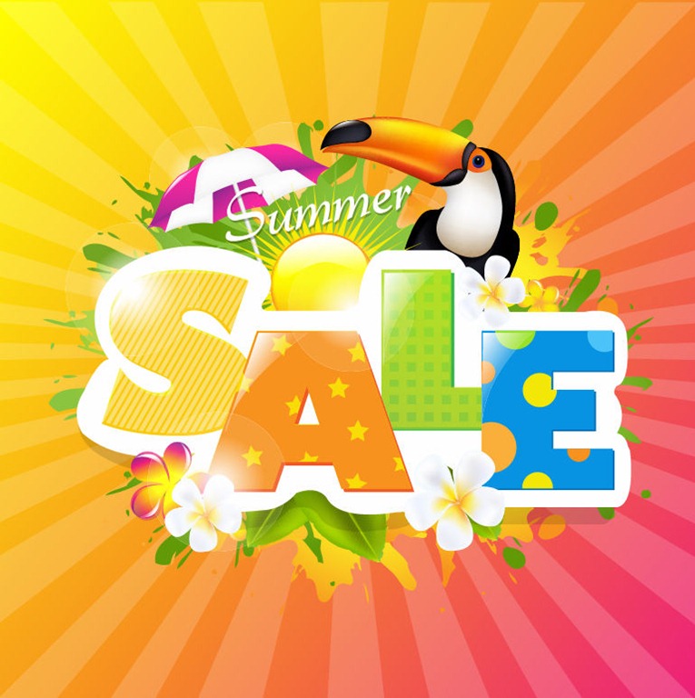 Summer Sale Design Template Vector Graphic | Free Vector | EPS10