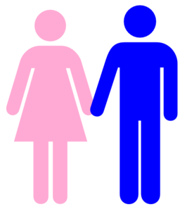 Man And Woman (heterosexual) Icon clip art - vector clip art ...