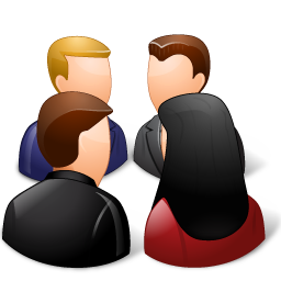 Groups Meeting Light Icon | Vista People Iconset | Icons-Land