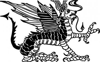 Dragon clip art Vector clip art - Free vector for free download