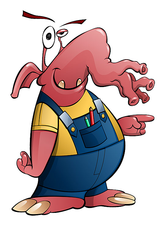 Free Monster Cartoon 12
