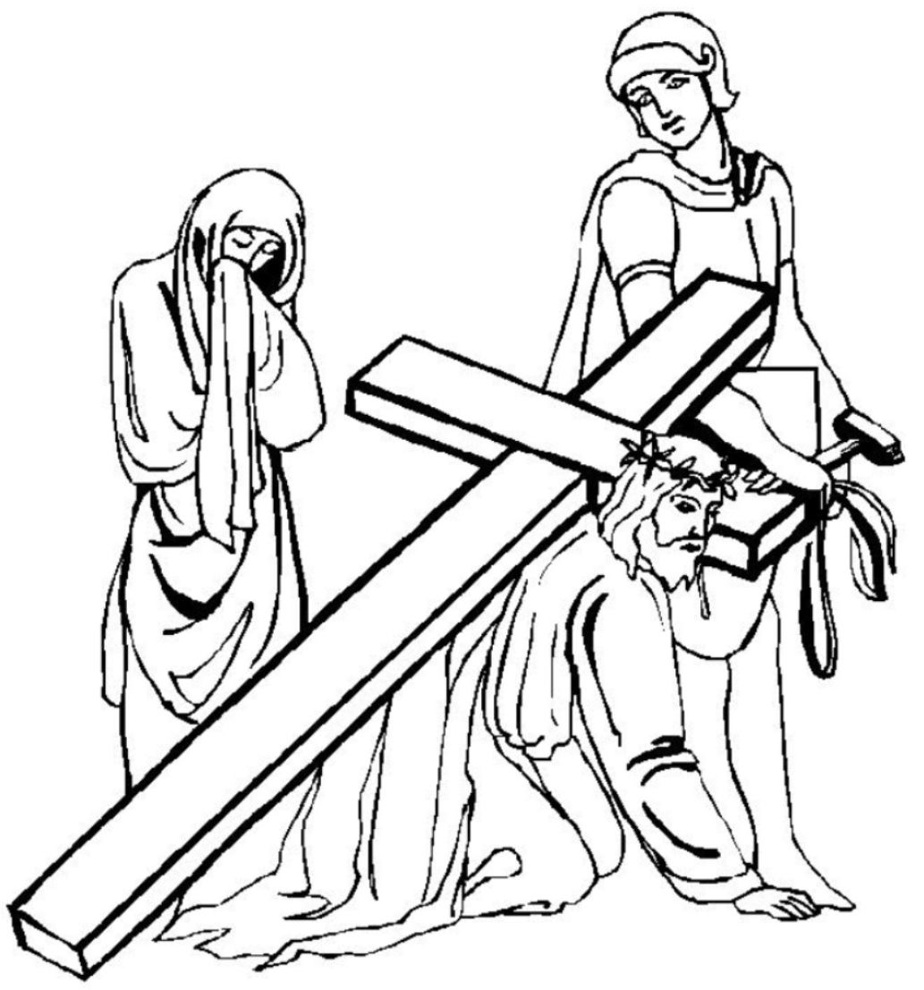 Black And White Drawings Of Jesus
