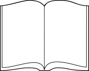 Open Book Clip Art Template - Free Clipart Images