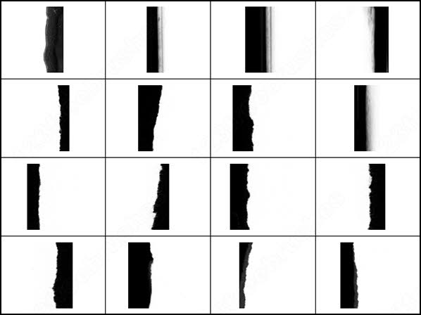 Free Torn Paper Brushes for Photoshop 7 | 123Freebrushes