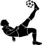 Pix For > Bicycle Kick Soccer Clipart