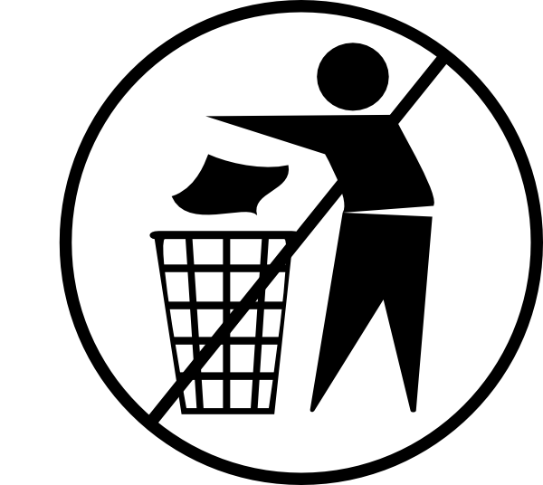 Do Not Waste Clipart