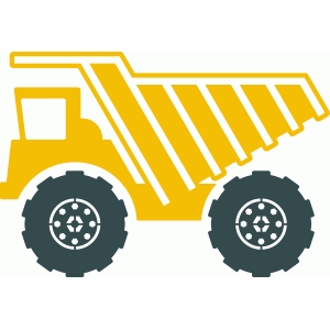 Silhouette Design Store - View Design #40415: dump truck