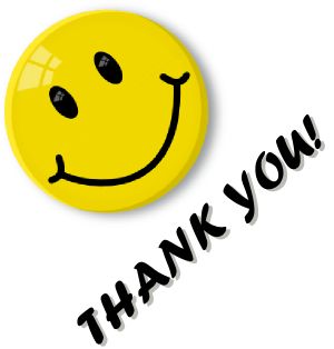 Thank you smiley face clip art